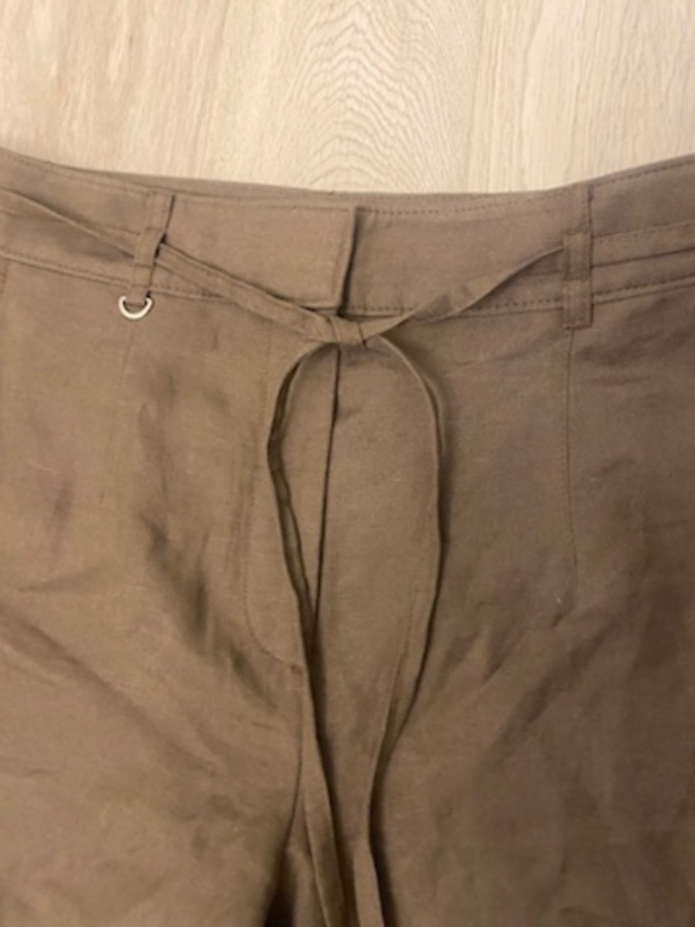 Loft Linen Blend Wide Leg Pants - Picture 5 of 7